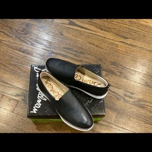 Sam Edelman black leather Kassie sneaker flats